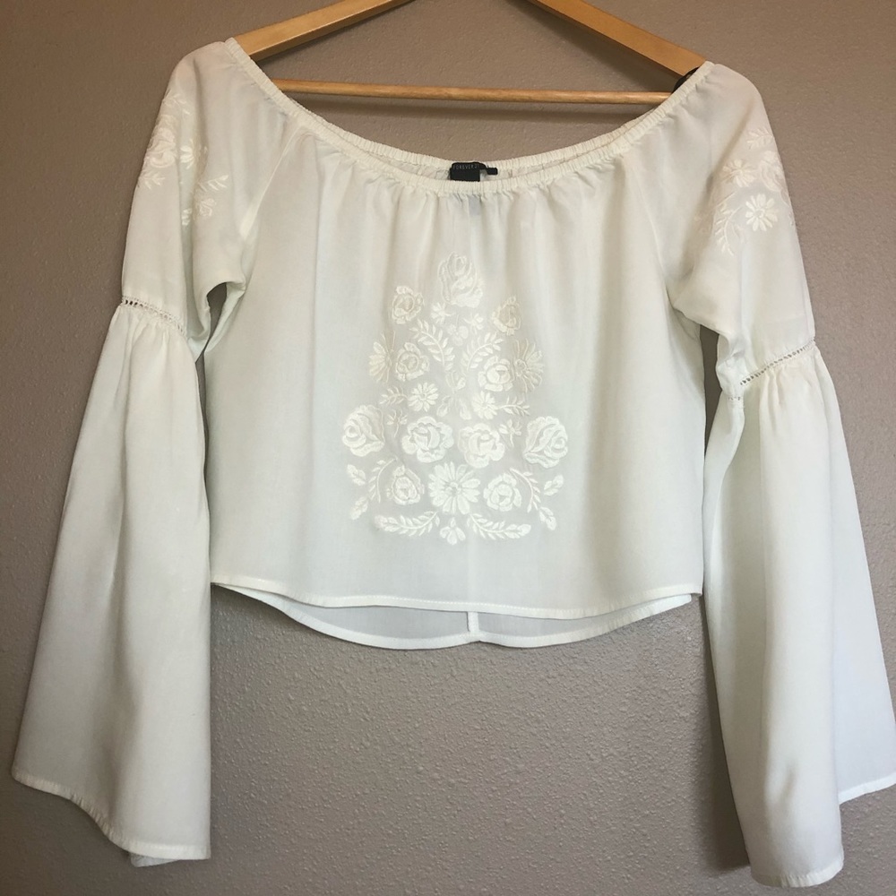 Forever 21 Boho Crop Top